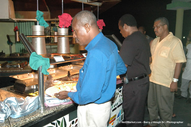 Dinner at Hedonism II - Caribbean Medical Mission, Sunday, October 22, 2006 - Negril Travel Guide, Negril Jamaica WI - http://www.negriltravelguide.com - info@negriltravelguide.com...!