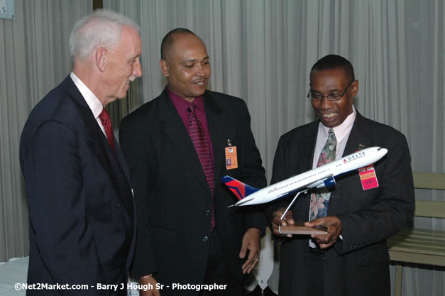 Delta Air Lines Inaugural Flight From New York's JFK Airport to Sangster International Airport, Montego Bay, Jamaica - June 9, 2007 - Sangster International Airport - Montego Bay, St James, Jamaica W.I. - MBJ Limited - Transforming Sangster International Airport into a world class facility - Photographs by Net2Market.com - Negril Travel Guide, Negril Jamaica WI - http://www.negriltravelguide.com - info@negriltravelguide.com...!