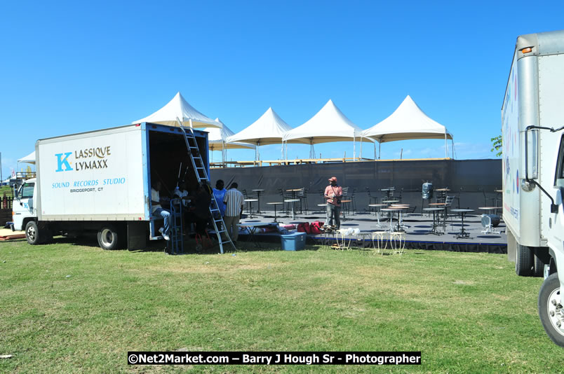 Preparations Continue [One Day To Go] at the Venue & Office - Jamaica Jazz and Blues Festival 2009 - Presented by Air Jamaica - Thursday, January 15, 2009 - Venue at the Aqueduct on Rose Hall Resort &amp; Country Club, Montego Bay, Jamaica - Thursday, January 22 - Saturday, January 24, 2009 - Photographs by Net2Market.com - Barry J. Hough Sr, Photographer/Photojournalist - Negril Travel Guide, Negril Jamaica WI - http://www.negriltravelguide.com - info@negriltravelguide.com...!