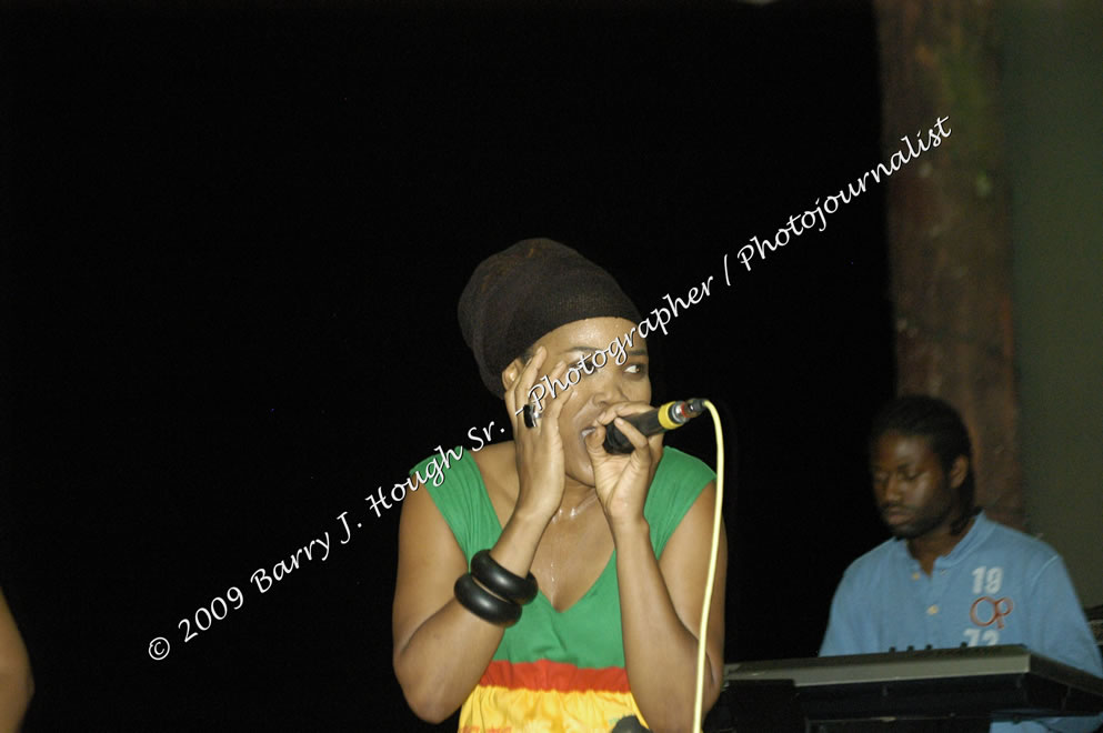  Queen Ifrica "Live in Concert" Negril Escape Resort & Spa, Openning Acts: Edge Michael, and Fyakin, One Love Reggae Summer Series, West End, Negril, Westmoreland, Jamaica W.I. - Tuesday, August 4, 2009 - Photographs by Barry J. Hough Sr. Photojournalist/Photograper - Photographs taken with a Nikon D70, D100, or D300 - Negril Travel Guide, Negril Jamaica WI - http://www.negriltravelguide.com - info@negriltravelguide.com...!