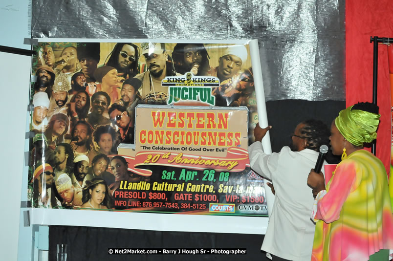 Juciful Western Consciousness 2008 - Offical Launch Potos at the Pegasus Hotel, Kingston, Jamaica - King of Kings Promotions presents Juciful Western Consciousness - The Celebration Of Good Over Evil - 20th Anniversary -  at Llandilo Cultral Centre, Sav-la-mar, Westmoreland, Jamaica W.I. - Saturday, April 26 2008 - Photographs by Net2Market.com - Barry J. Hough Sr, Photographer - Photos taken with a Nikon D300 - Negril Travel Guide, Negril Jamaica WI - http://www.negriltravelguide.com - info@negriltravelguide.com...!