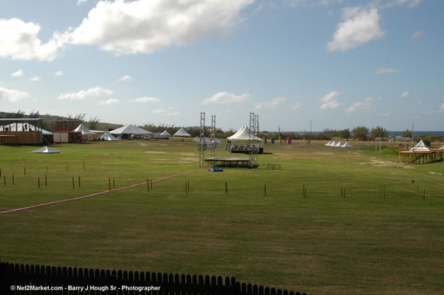 The Aqueduct Venue Under Construction - Saturday, January 20th - 10th Anniversary - Air Jamaica Jazz & Blues Festival 2007 - The Art of Music - Tuesday, January 23 - Saturday, January 27, 2007, The Aqueduct on Rose Hall, Montego Bay, Jamaica - Negril Travel Guide, Negril Jamaica WI - http://www.negriltravelguide.com - info@negriltravelguide.com...!