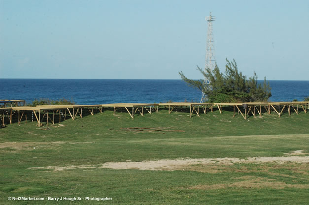 TurnKey Production's Office & Aqueduct Venue Under Construction - Tuesday, January 16th - 10th Anniversary - Air Jamaica Jazz & Blues Festival 2007 - The Art of Music - Tuesday, January 23 - Saturday, January 27, 2007, The Aqueduct on Rose Hall, Montego Bay, Jamaica - Negril Travel Guide, Negril Jamaica WI - http://www.negriltravelguide.com - info@negriltravelguide.com...!