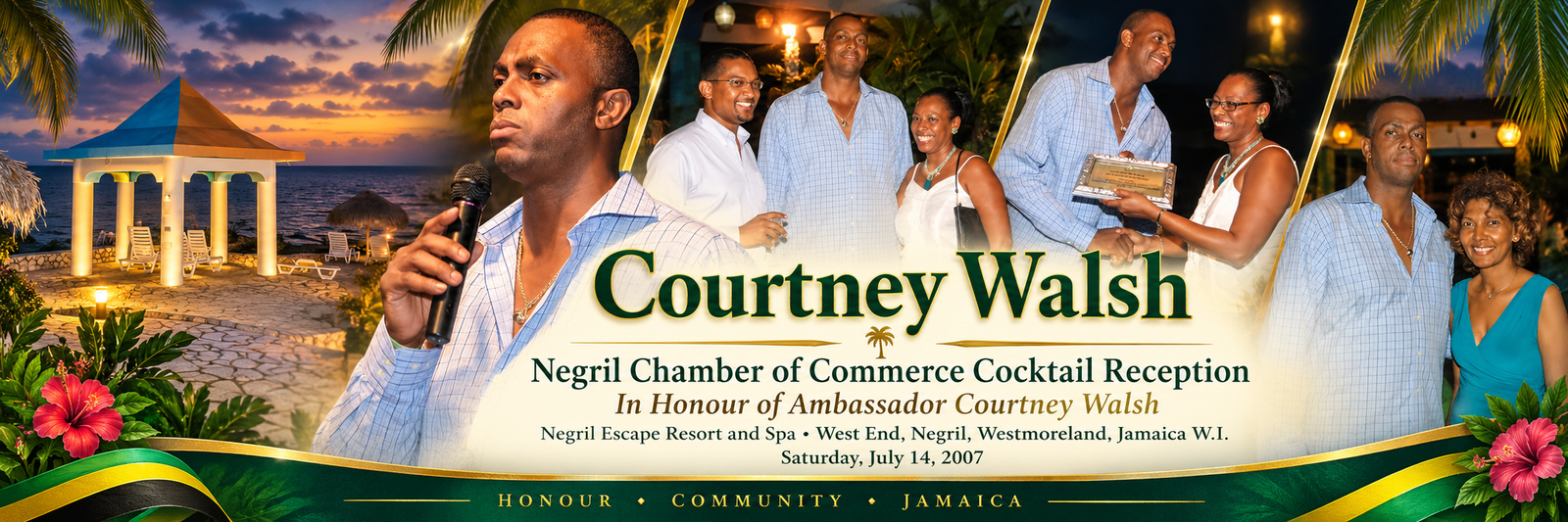 Courtney Walsh — Negril Chamber of Commerce Cocktail Reception