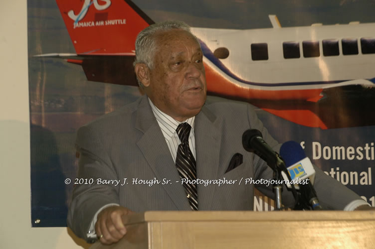 Jamaica Air Shuttle Launch @ MBJ Airports Limited, Wednesday, January 20, 2010, Sangster International Airport, Montego Bay, St. James, Jamaica W.I. - Photographs by Net2Market.com - Barry J. Hough Sr, Photographer/Photojournalist - The Negril Travel Guide - Negril's and Jamaica's Number One Concert Photography Web Site with over 40,000 Jamaican Concert photographs Published -  Negril Travel Guide, Negril Jamaica WI - http://www.negriltravelguide.com - info@negriltravelguide.com...!