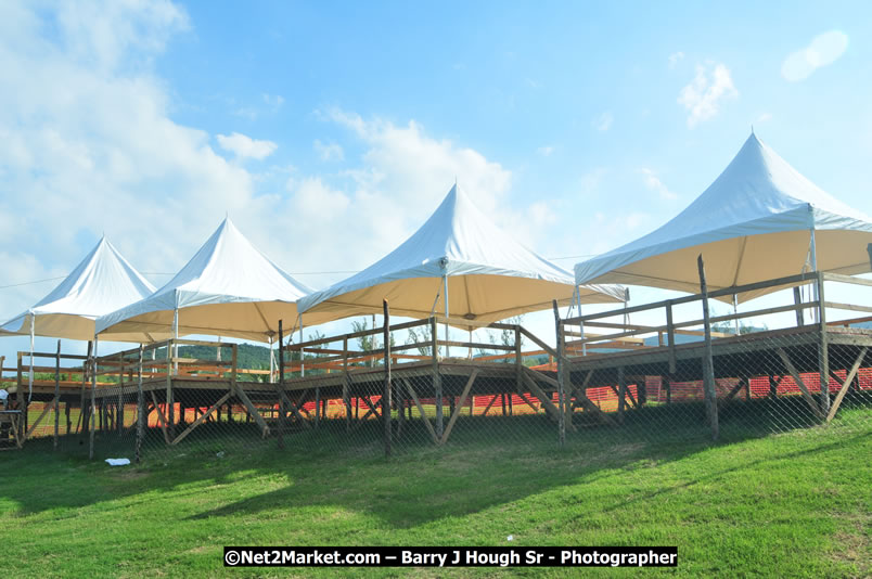 Preparations at the Venue - Jamaica Jazz and Blues Festival 2009, Thursday, January 15, 2009 - Venue at the Aqueduct on Rose Hall Resort &amp; Country Club, Montego Bay, Jamaica - Thursday, January 22 - Saturday, January 24, 2009 - Photographs by Net2Market.com - Barry J. Hough Sr, Photographer/Photojournalist - Negril Travel Guide, Negril Jamaica WI - http://www.negriltravelguide.com - info@negriltravelguide.com...!