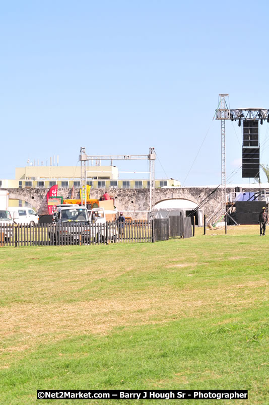 Preparations Continue [One Day To Go] at the Venue & Office - Jamaica Jazz and Blues Festival 2009 - Presented by Air Jamaica - Thursday, January 15, 2009 - Venue at the Aqueduct on Rose Hall Resort &amp; Country Club, Montego Bay, Jamaica - Thursday, January 22 - Saturday, January 24, 2009 - Photographs by Net2Market.com - Barry J. Hough Sr, Photographer/Photojournalist - Negril Travel Guide, Negril Jamaica WI - http://www.negriltravelguide.com - info@negriltravelguide.com...!