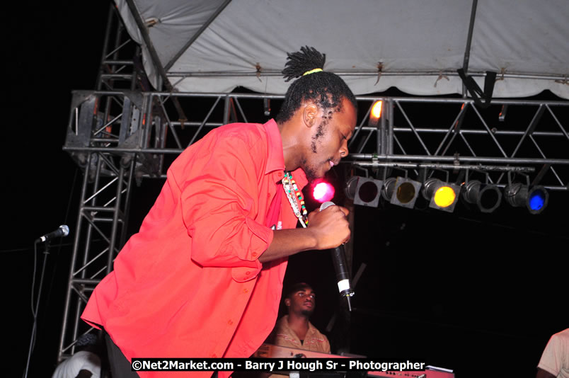 Lucea Cross the Harbour @ Lucea Car Park - All Day Event - Cross the Harbour Swim, Boat Rides, and Entertainment for the Family - Concert Featuring: Bushman, George Nooksl, Little Hero, Bushi One String, Dog Rice and many local Artists - Friday, August 1, 2008 - Lucea, Hanover Jamaica - Photographs by Net2Market.com - Barry J. Hough Sr. Photojournalist/Photograper - Photographs taken with a Nikon D300 - Negril Travel Guide, Negril Jamaica WI - http://www.negriltravelguide.com - info@negriltravelguide.com...!