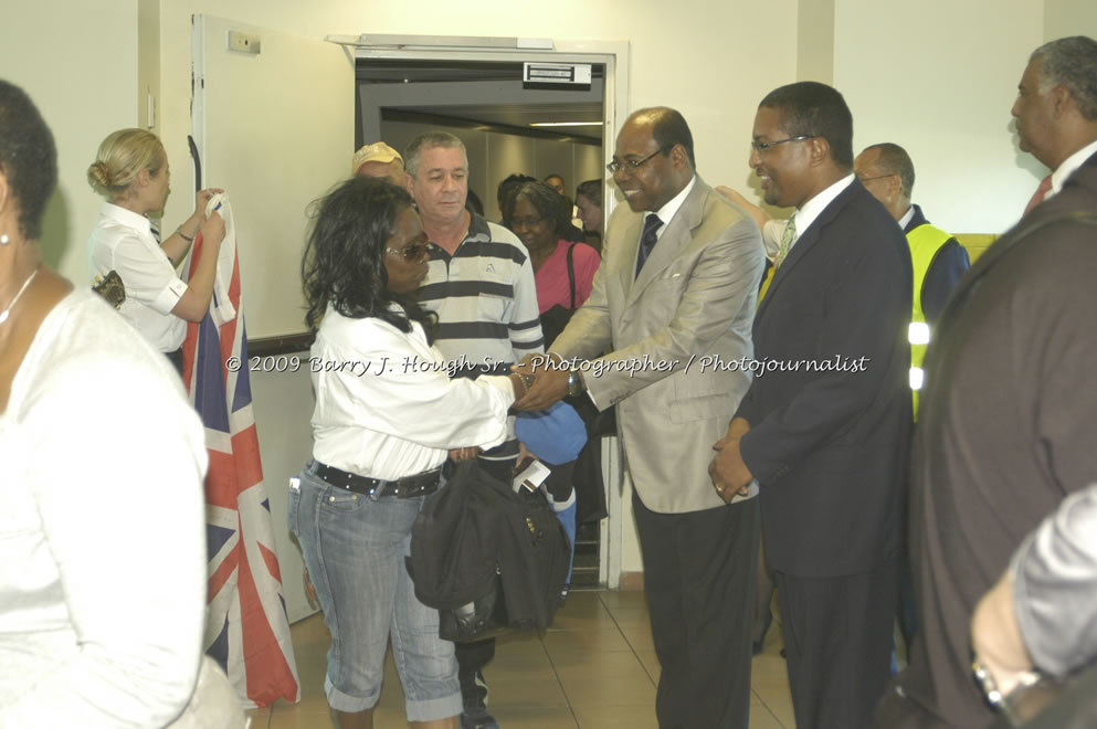  British Airways Inaugurates New Scheduled Service from London Gatwick Airport to Sangster International Airport, Montego Bay, Jamaica, Thursday, October 29, 2009 - Photographs by Barry J. Hough Sr. Photojournalist/Photograper - Photographs taken with a Nikon D70, D100, or D300 - Negril Travel Guide, Negril Jamaica WI - http://www.negriltravelguide.com - info@negriltravelguide.com...!