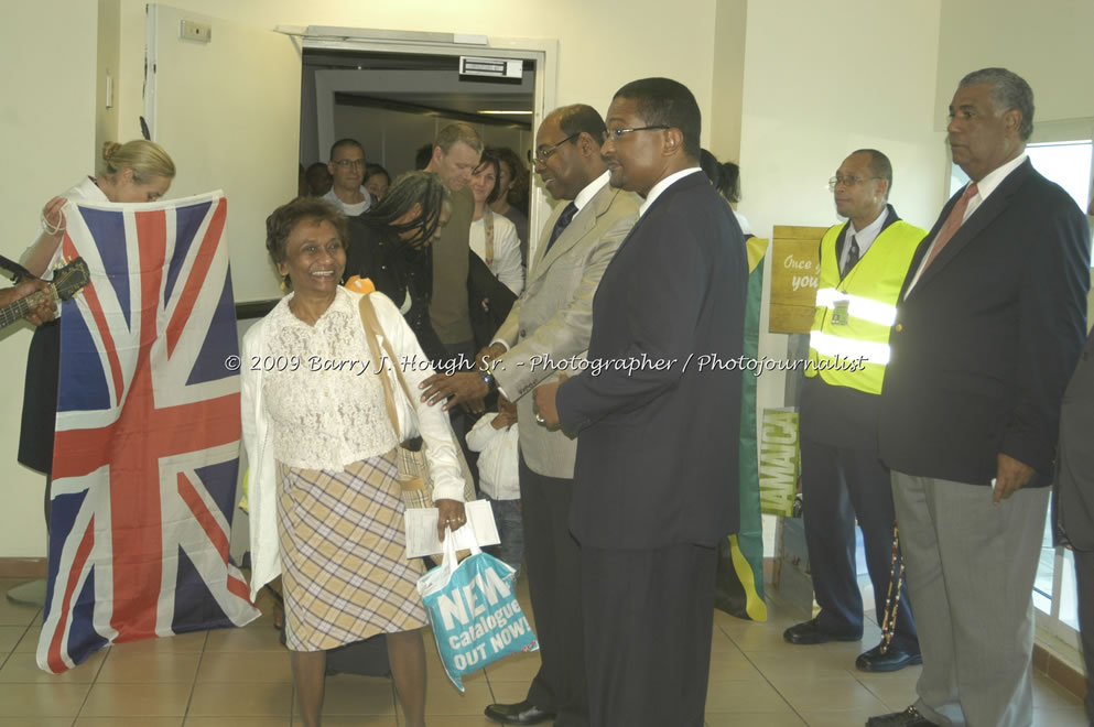  British Airways Inaugurates New Scheduled Service from London Gatwick Airport to Sangster International Airport, Montego Bay, Jamaica, Thursday, October 29, 2009 - Photographs by Barry J. Hough Sr. Photojournalist/Photograper - Photographs taken with a Nikon D70, D100, or D300 - Negril Travel Guide, Negril Jamaica WI - http://www.negriltravelguide.com - info@negriltravelguide.com...!