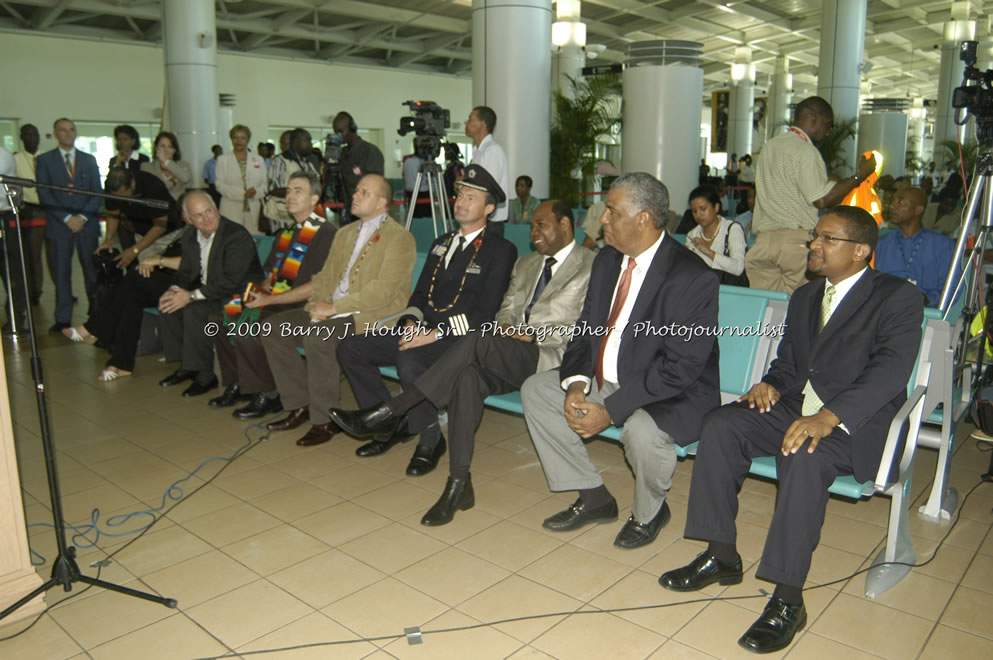  British Airways Inaugurates New Scheduled Service from London Gatwick Airport to Sangster International Airport, Montego Bay, Jamaica, Thursday, October 29, 2009 - Photographs by Barry J. Hough Sr. Photojournalist/Photograper - Photographs taken with a Nikon D70, D100, or D300 - Negril Travel Guide, Negril Jamaica WI - http://www.negriltravelguide.com - info@negriltravelguide.com...!