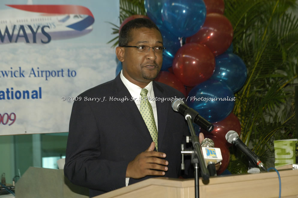  British Airways Inaugurates New Scheduled Service from London Gatwick Airport to Sangster International Airport, Montego Bay, Jamaica, Thursday, October 29, 2009 - Photographs by Barry J. Hough Sr. Photojournalist/Photograper - Photographs taken with a Nikon D70, D100, or D300 - Negril Travel Guide, Negril Jamaica WI - http://www.negriltravelguide.com - info@negriltravelguide.com...!