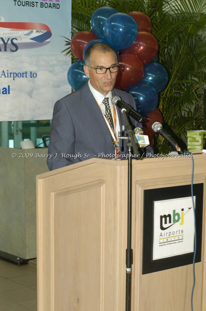  British Airways Inaugurates New Scheduled Service from London Gatwick Airport to Sangster International Airport, Montego Bay, Jamaica, Thursday, October 29, 2009 - Photographs by Barry J. Hough Sr. Photojournalist/Photograper - Photographs taken with a Nikon D70, D100, or D300 - Negril Travel Guide, Negril Jamaica WI - http://www.negriltravelguide.com - info@negriltravelguide.com...!