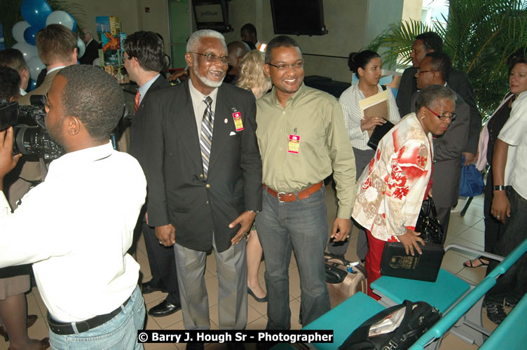 JetBue Airways' Inaugural Air Service between Sangster International Airport, Montego Bay and John F. Kennedy Airport, New York at MBJ Airports Sangster International Airport, Montego Bay, St. James, Jamaica - Thursday, May 21, 2009 - Photographs by Net2Market.com - Barry J. Hough Sr, Photographer/Photojournalist - Negril Travel Guide, Negril Jamaica WI - http://www.negriltravelguide.com - info@negriltravelguide.com...!