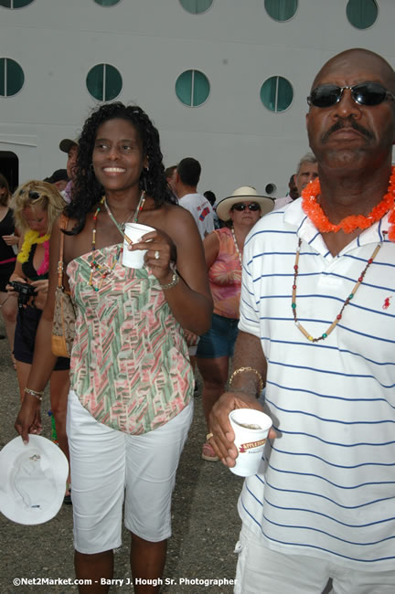 MS Freedom Of The Seas [Royal Caribbean International's - Newest Vessel] Plaques &amp; Keys Ceremony in order to commemorate its first arrival at the Port Montego Bay Photos - Negril Travel Guide, Negril Jamaica WI - http://www.negriltravelguide.com - info@negriltravelguide.com...!