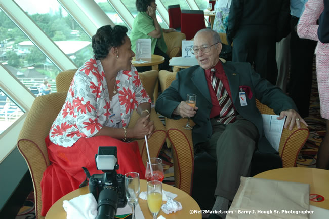 MS Freedom Of The Seas [Royal Caribbean International's - Newest Vessel] Plaques &amp; Keys Ceremony in order to commemorate its first arrival at the Port Montego Bay Photos - Negril Travel Guide, Negril Jamaica WI - http://www.negriltravelguide.com - info@negriltravelguide.com...!