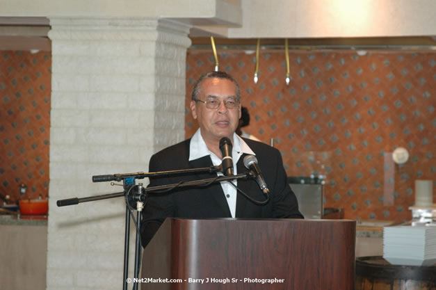 Minister of Toursim Luncheon - Minister of Tourism, Hon. Edmund Bartlett - Director of Tourism, Basil Smith - Saturday, December 15, 2007 - Rose Hall Resort and Country Club, Rose Hall, Montego Bay, Jamaica W.I. - Photographs by Net2Market.com - Barry J. Hough Sr, Photographer - Negril Travel Guide, Negril Jamaica WI - http://www.negriltravelguide.com - info@negriltravelguide.com...!