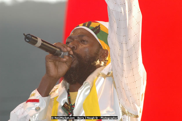 Capleton at Tru-Juice Rebel Salute 2008 - The 15th staging of Tru-Juice Rebel Salute, Saturday, January 12, 2008, Port Kaiser Sports Club, St. Elizabeth, Jamaica W.I. - Photographs by Net2Market.com - Barry J. Hough Sr, Photographer - Negril Travel Guide, Negril Jamaica WI - http://www.negriltravelguide.com - info@negriltravelguide.com...!