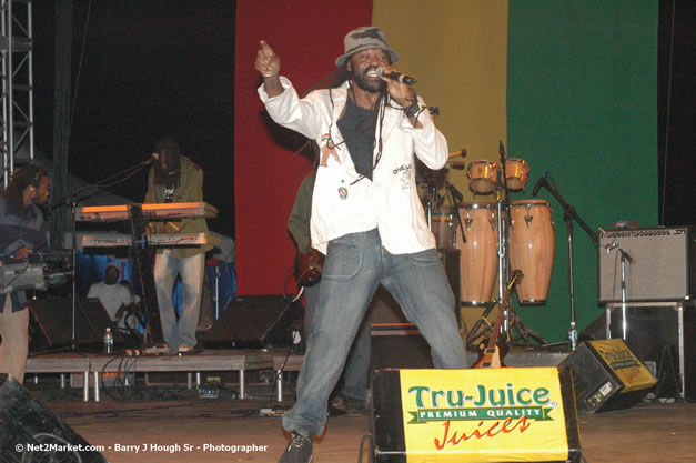 Tony Rebel at Tru-Juice Rebel Salute 2008 - The 15th staging of Tru-Juice Rebel Salute, Saturday, January 12, 2008, Port Kaiser Sports Club, St. Elizabeth, Jamaica W.I. - Photographs by Net2Market.com - Barry J. Hough Sr, Photographer - Negril Travel Guide, Negril Jamaica WI - http://www.negriltravelguide.com - info@negriltravelguide.com...!