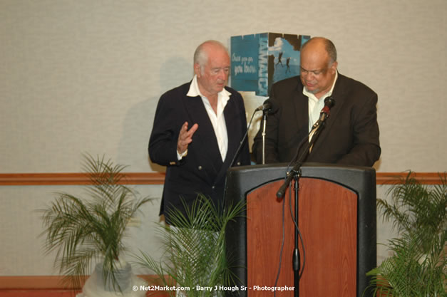 Red Cap Porters Awards - Minister of Tourism, Hon. Edmund Bartlett - Director of Tourism, Basil Smith - Friday, December 14, 2007 - Holiday Inn Sunspree, Montego Bay, Jamaica W.I. - Photographs by Net2Market.com - Barry J. Hough Sr, Photographer - Negril Travel Guide, Negril Jamaica WI - http://www.negriltravelguide.com - info@negriltravelguide.com...!