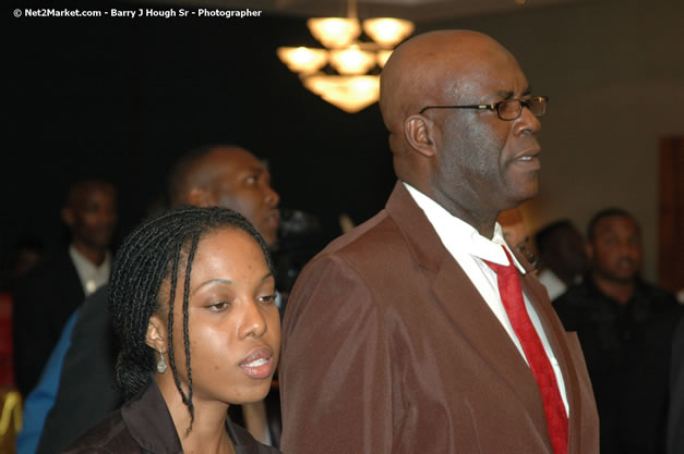 Red Cap Porters Awards - Minister of Tourism, Hon. Edmund Bartlett - Director of Tourism, Basil Smith - Friday, December 14, 2007 - Holiday Inn Sunspree, Montego Bay, Jamaica W.I. - Photographs by Net2Market.com - Barry J. Hough Sr, Photographer - Negril Travel Guide, Negril Jamaica WI - http://www.negriltravelguide.com - info@negriltravelguide.com...!