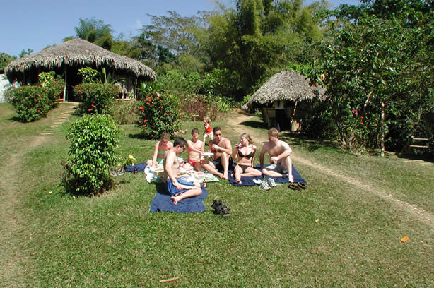 Riverwalk at   Mayfield Falls - Negril, Jamaica W.I. - Saturday, December 8, 2001 - Negril Travel Guide