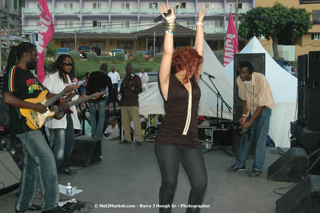 The Ministry of Toursim & The Jamaica Tourist Board present Tourism Awareness Concert in Commemoration of the Start of the 07/08 Winter Tourist Season - Guest Performers: Third World, Tessane Chin, Etana, Assassin, One Third, Christopher Martin, Gumption Band - Saturday, December 15, 2007 - Old Hospital Site, on the Hip Strip, Montego Bay, Jamaica W.I. - Photographs by Net2Market.com - Barry J. Hough Sr, Photographer - Negril Travel Guide, Negril Jamaica WI - http://www.negriltravelguide.com - info@negriltravelguide.com...!