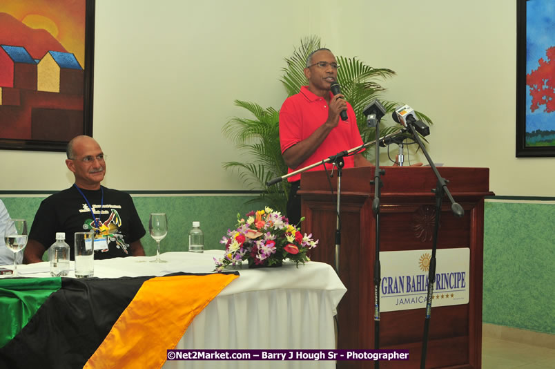 Usain Bolt of Jamaica - The Fastest Man In The World  - Usain Bolt Homecoming Celebrations - Press Conference at the Grand Bahia Principe &amp; Sherwood Content - Waldensia Primary School - Photographs by Net2Market.com - Barry J. Hough Sr. Photojournalist/Photograper - Photographs taken with a Nikon D300 - Negril Travel Guide, Negril Jamaica WI - http://www.negriltravelguide.com - info@negriltravelguide.com...!