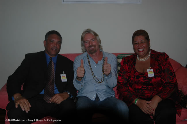 Arrival of Virgin Atlantic Inaugural Flight To Montego Bay, Jamaica Photos - Sir Richard Branson, President & Family, and 450 Passengers - Arrival at Sangster Internation Airport, Montego Bay, Jamaica - Monday, July 3, 2006 - Negril Travel Guide, Negril Jamaica WI - http://www.negriltravelguide.com - info@negriltravelguide.com...!