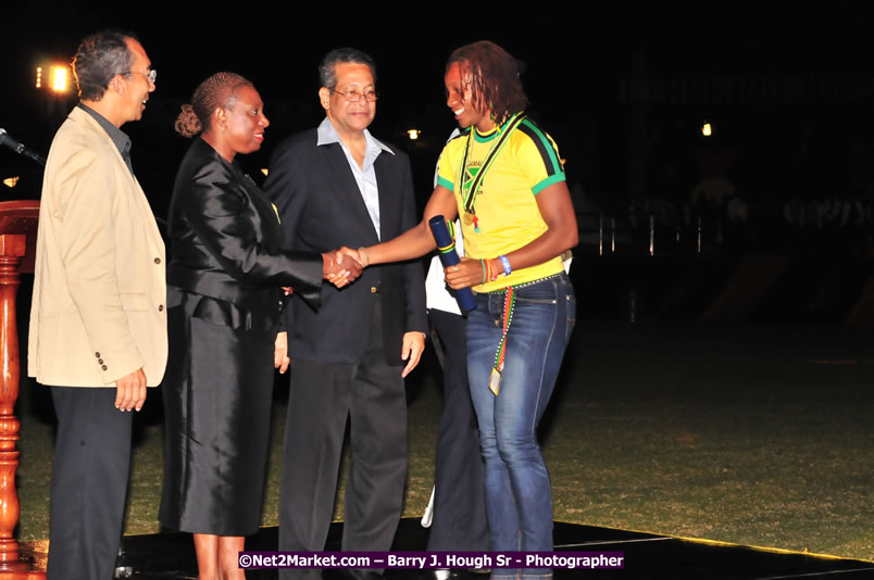 Jamaica's Athletes Celebration - Western Olympics Sports Gala & Trelawny Homecoming - Wednesday, October 8, 2008 - Photographs by Net2Market.com - Barry J. Hough Sr. Photojournalist/Photograper - Photographs taken with a Nikon D300 - Negril Travel Guide, Negril Jamaica WI - http://www.negriltravelguide.com - info@negriltravelguide.com...!